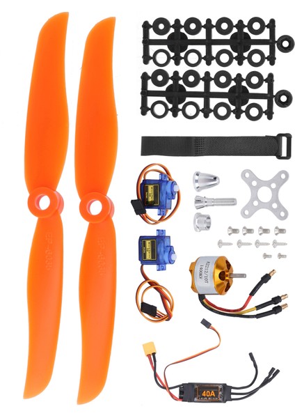 2212 KV1400 Motor 40A XT60T Esc SG90 Servo 8060 Pervane Kiti Rc Drone Uçak Fpv Için (Yurt Dışından) indirimleri