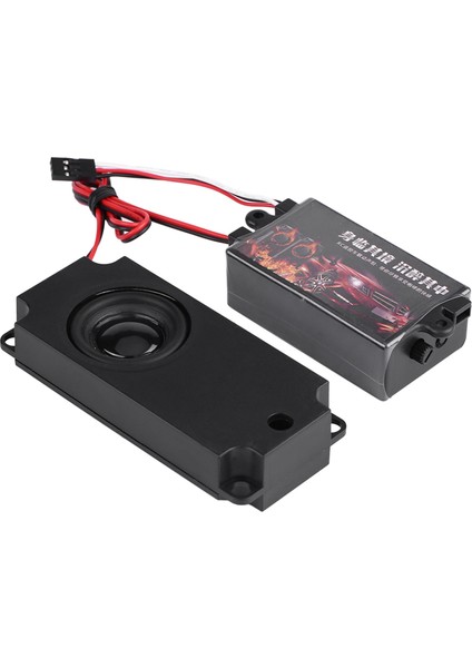 Rc Araba Motor Sesi Simüle Modül Seti Simülatörü Hoparlörlü 1/10 Araç Için (Bir Hoparlör) (Yurt Dışından)