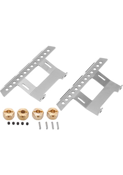Kombinatörlü Metal Pedal Kaydırıcı Axial SCX10II 90046 90047 90075 Rc Kamyon Aksesuarlarıgümüş (Yurt Dışından) fiyatları