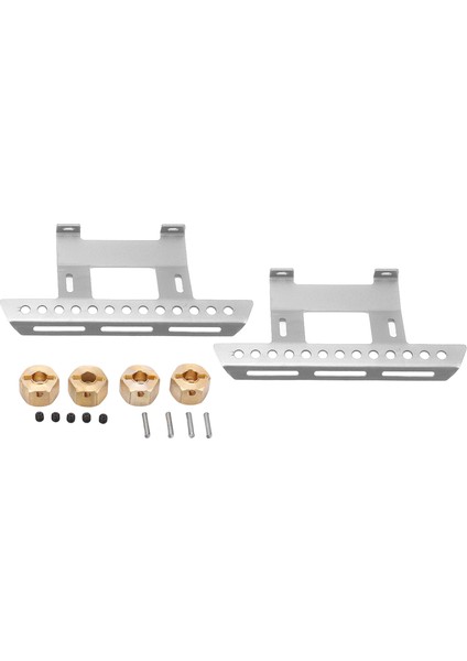 Kombinatörlü Metal Pedal Kaydırıcı Axial SCX10II 90046 90047 90075 Rc Kamyon Aksesuarlarıgümüş (Yurt Dışından) modelleri