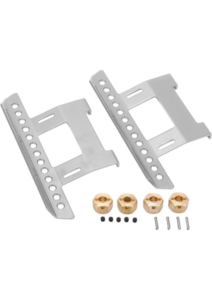 Kombinatörlü Metal Pedal Kaydırıcı Axial SCX10II 90046 90047 90075 Rc Kamyon Aksesuarlarıgümüş (Yurt Dışından) indirimleri