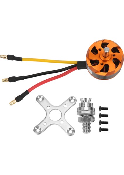 D3530 1100KV Fırçasız Outrunner Motor Uzaktan Kumandalı Uçak Için Adaptörlü Yedek Parça (Yurt Dışından)