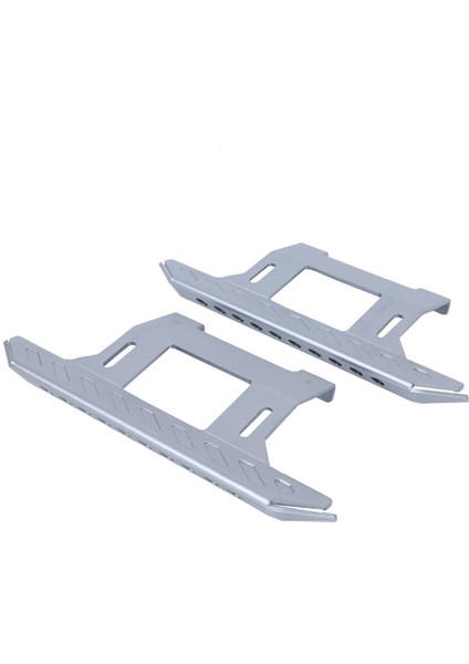 Axıal SCX10 1/10 Rc Paletli Araba Argent Tip B Için Uygun Yan Pedal Alüminyum Alaşımlı Ayak Dayama Plakası Aksesuarları Çifti (Yurt Dışından)