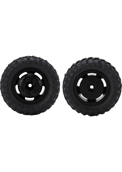 2 Adet/takım 55MM Metal Jant Lastik Seti Axıal SCX24 1/24 Rc Araba Jantı Ka Lastiksiyah (Yurt Dışından)