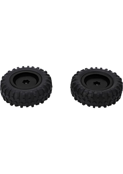 2 Adet/takım 55MM Metal Jant Lastik Seti Axıal SCX24 1/24 Rc Araba Jantı Ka Lastiksiyah (Yurt Dışından) modelleri