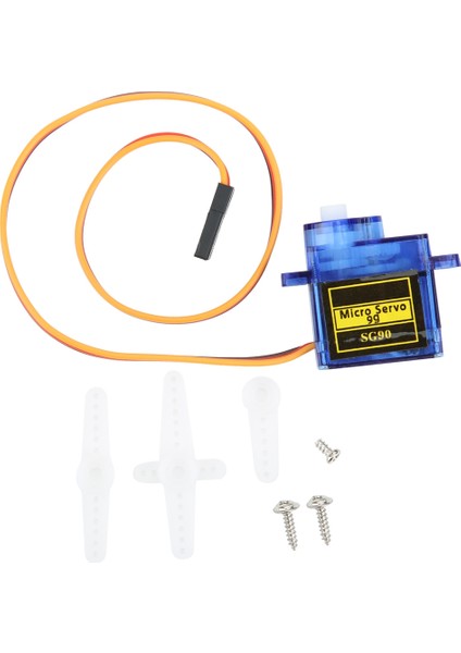 10 Adet SG90 9g Mikro Servo Motor Aksesuarı 6ch Rc Helikopter Uçak Controlsblue (Yurt Dışından)