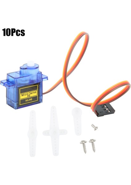 10 Adet SG90 9g Mikro Servo Motor Aksesuarı 6ch Rc Helikopter Uçak Controlsblue (Yurt Dışından) modelleri