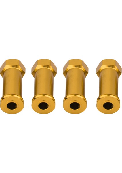 12MM Tekerlek Altıgen Göbek 30MM Uzatma Adaptörü Traxxas Slash 4x4 1/10 Kamyon Için (12*30MM, Altın) (Yurt Dışından) modelleri