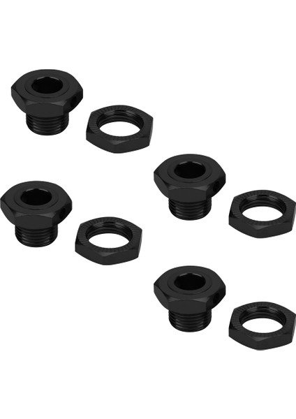 4 Adet Rc Tekerlek Hex Sürücü 17MM Alüminyum Alaşım Jant Hex Çoğaltıcı Kiti Için Hsp 1/8 Rc Carblack (Yurt Dışından)