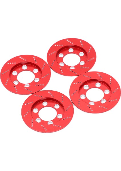 Adet Rc Fren Kaliperi Rc Simülasyon Tekerlek Alüminyum Fren Diski 1.9 Inç Tekerlek Için 1/10 Rc Paletli Araba Kırmızı (Yurt Dışından)