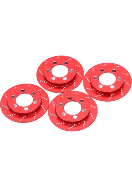 Adet Rc Fren Kaliperi Rc Simülasyon Tekerlek Alüminyum Fren Diski 1.9 Inç Tekerlek Için 1/10 Rc Paletli Araba Kırmızı (Yurt Dışından)