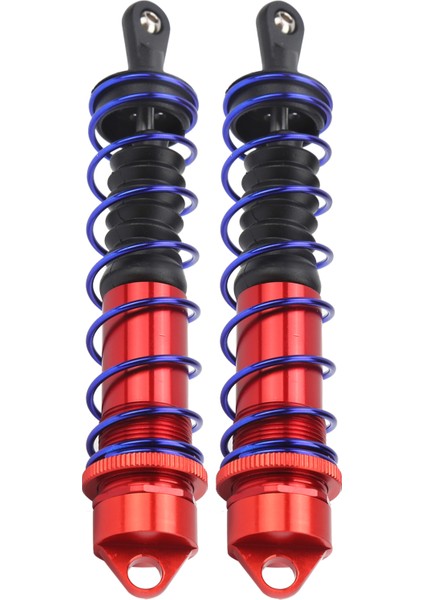 1/8 Ölçekli Rc Araba Kamyonu Için Alüminyum Alaşımlı Metal Arka Amortisörler Evrensel Rc Parçalarıkırmızı (Yurt Dışından)