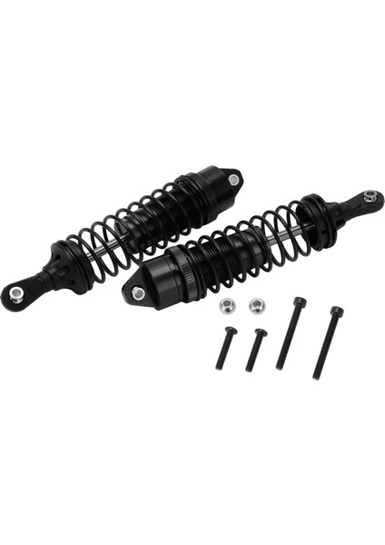 2 Adet Alüminyum Alaşımlı Ön Arka Amortisörler Için Yedek Parça Jlb 1/10 Araba Kamyon Serisisiyah (Yurt Dışından)