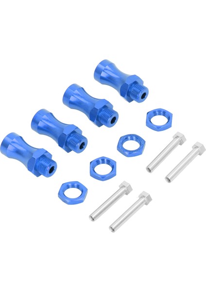 Rc 12MM Için 17MM Metal Tekerlek Uzatma Hex Dönüşüm Adaptörü Widener 30MM Için 1/10 Off Road Rc Araba Koyu Mavi (Yurt Dışından)