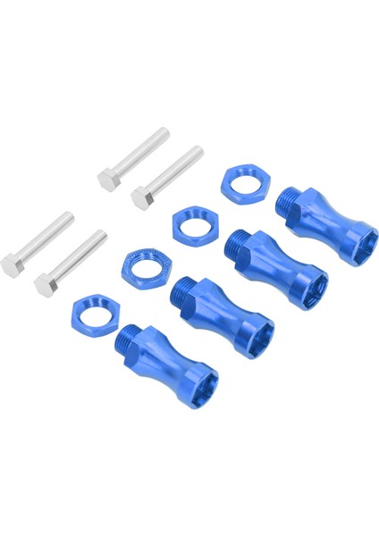 Rc 12MM Için 17MM Metal Tekerlek Uzatma Hex Dönüşüm Adaptörü Widener 30MM Için 1/10 Off Road Rc Araba Koyu Mavi (Yurt Dışından)