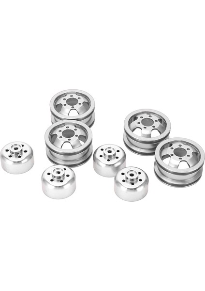 Rc Tekerlek Jant Hub Alüminyum Alaşım Için Wpl FJ40 C14 C24 B14 B24 B16 B36 1/16 Modeli Vehiclessilver (Yurt Dışından) indirimleri