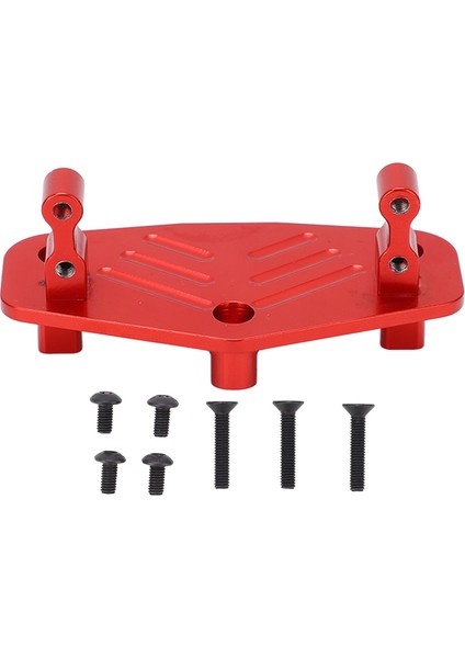 Alüminyum Alaşımlı Direksiyon Servo Montaj Braketi Tabanı 1/8 Losi Lmt Kamyon Modifikasyon Parçaları Kırmızı (Yurt Dışından)