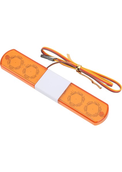 Rc LED Polis Lambası Simülasyon Tasarımı 4 Modları Rc Polis Flaş Lambası LED Alarm Işığı 1/8 1/10 Rc Arabalar Için Sarı (Yurt Dışından)