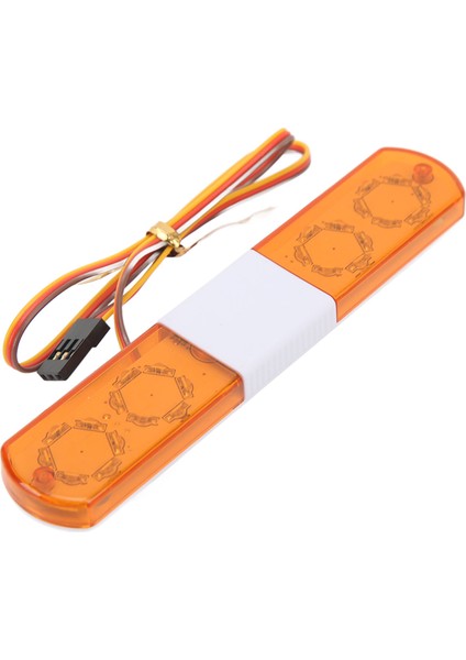 Rc LED Polis Lambası Simülasyon Tasarımı 4 Modları Rc Polis Flaş Lambası LED Alarm Işığı 1/8 1/10 Rc Arabalar Için Sarı (Yurt Dışından)