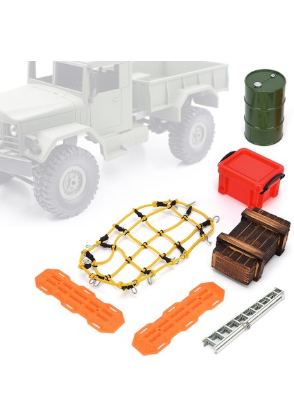 1/10 Elastik Bagaj Ağı Depolama Kutusu Merdiven Rc Araba Aksesuar Seti Traxxas'a Uygun (Yurt Dışından) modelleri