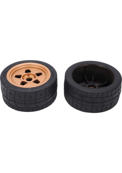 2 Adet 17MM Altıgen Rc Tekerlek ve Lastikler 5 Kollu Lastikler ve Jantlar Zd Racing 1/7 Rc Düz Spor Arabalar Için (Yurt Dışından)