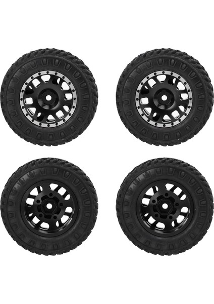 Axıal SCX24 1/24 Rc Araba Için 4 Adet 55MM Ön Arka Lastik Lastik ve 12 Kollu Metal Jant Setisiyah (Yurt Dışından) fiyatları