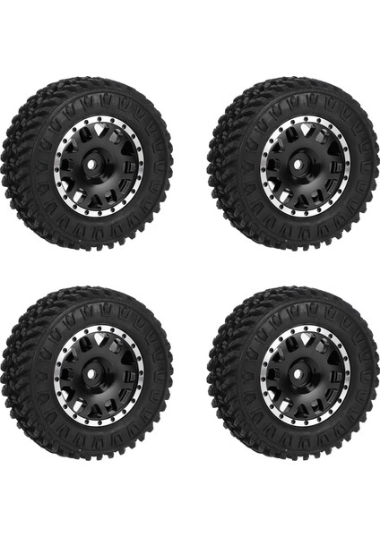 Axıal SCX24 1/24 Rc Araba Için 4 Adet 55MM Ön Arka Lastik Lastik ve 12 Kollu Metal Jant Setisiyah (Yurt Dışından) fırsatları