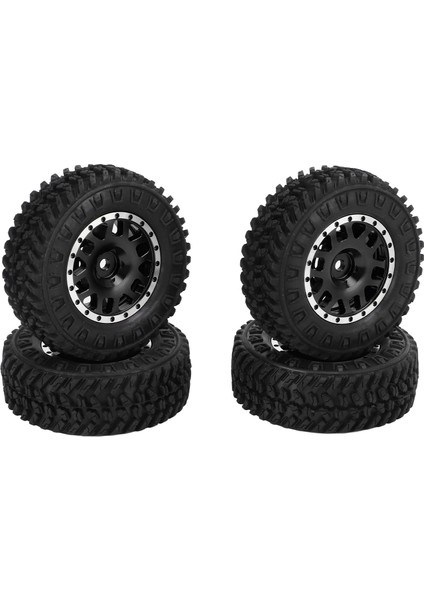 Axıal SCX24 1/24 Rc Araba Için 4 Adet 55MM Ön Arka Lastik Lastik ve 12 Kollu Metal Jant Setisiyah (Yurt Dışından) indirimleri