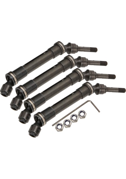 Traxxas Slash Paletli 1/10 Rc Araba Için Metal Ön ve Arka Evrensel Şanzıman Mili (Yurt Dışından)