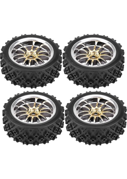 4 Adet Set Yarış Off-Road Araç Lastikleri Ka Lastik Jant Rc 1:10 Araba Parçası (Altın) (Yurt Dışından) fiyatları