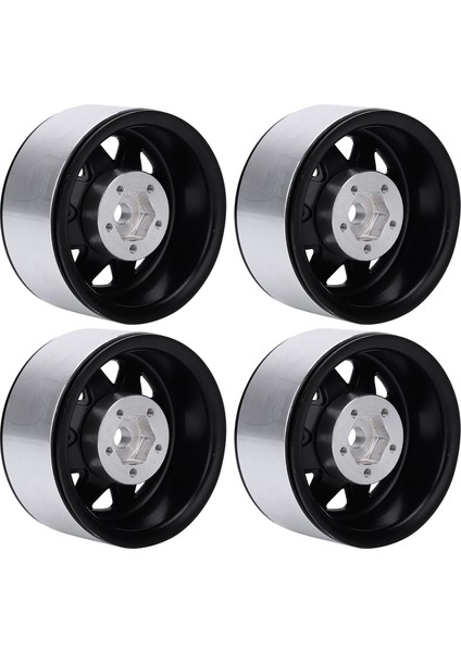 4 Adet 1.9" Alüminyum Alaşım Jant Jantlar Hub 1/10 Rc Paletli Eksenel SCX10 Trx4(Siyah ) (Yurt Dışından) indirimleri