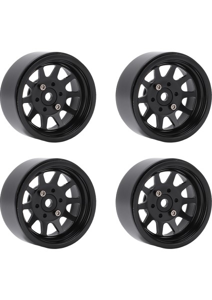 4 Adet Metal 1.9 Inç Jant Rc Aksesuarları Axial SCX10 90046 1:10 Rc Crawlerblack (Yurt Dışından) fırsatları