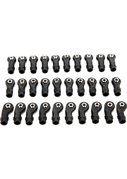 30 Adet Bağlantı Bağlantı Çubuğu Ucu Genişliği Bilyalı Başlığı Seti Traxxas Trx‑4 1/10 Rc Araba Için (Yurt Dışından)