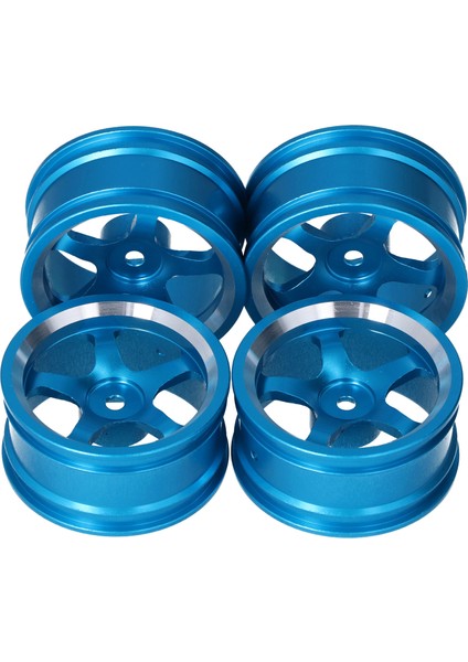 4 Adet Rc Alüminyum Alaşımlı Jant Göbekleri MN86 1/12 Rc Tırmanıcı Yükseltme Aksesuarları Mavi (Yurt Dışından)