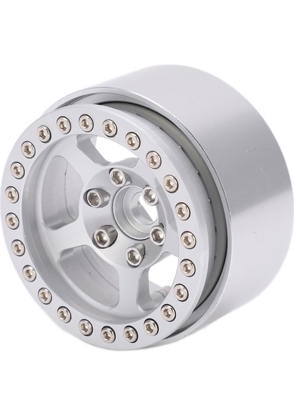1.9 Inç Beadlock Jantlar Alüminyum Alaşım 5 Delik Gümüş Jantlar Leke Tutmayan Kilitli Lastik Rc Jant Jantları Tekerlek Göbeğigümüş (Yurt Dışından) fırsatları