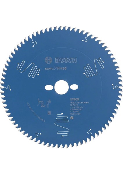 Dairesel Testere Bıçağı Expert Için Ahşap, 260 x 30 x 2,8 Mm, Diş Sayısı 80, 1 Adet, 2608644091