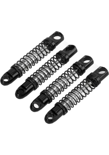Wpl D12 1/10 Rc Araba Yükseltme Parçaları Için 4 Set Metal Ön Arka Amortisör Sönümleyicisisiyah (Yurt Dışından) modelleri
