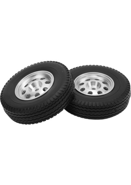 2 Adet Rc Araba Tekerlekleri Ka Lastikler 84MM Cnc Metal Jant Göbekleri Tamiya 1/14 Rc Araba Kamyonu Için Set (Yurt Dışından) modelleri