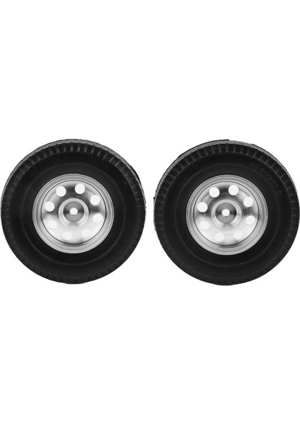 2 Adet Rc Araba Tekerlekleri Ka Lastikler 84MM Cnc Metal Jant Göbekleri Tamiya 1/14 Rc Araba Kamyonu Için Set (Yurt Dışından) indirimleri