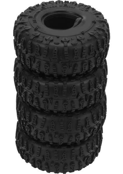 4 Adet Rc Lastik Lastikler 1.9 Inç Büyük Kavrama Evrensel Rc Araba Tekerlekleri Eksenel SCX10 D90 Paletli (Yurt Dışından)