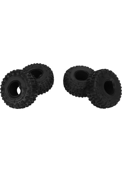 4 Adet Rc Lastik Lastikler 1.9 Inç Büyük Kavrama Evrensel Rc Araba Tekerlekleri Eksenel SCX10 D90 Paletli (Yurt Dışından)