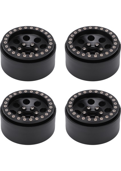 4 Adet 1.9 Inç Rc Metal Beadlock 8 Yuvarlak Delik Jant Göbekleri Axial SCX10 90046 Rc 1/10 Carblack (Yurt Dışından) fiyatları