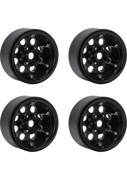 4 Adet 1.9 Inç Rc Metal Beadlock 8 Yuvarlak Delik Jant Göbekleri Axial SCX10 90046 Rc 1/10 Carblack (Yurt Dışından) fırsatları