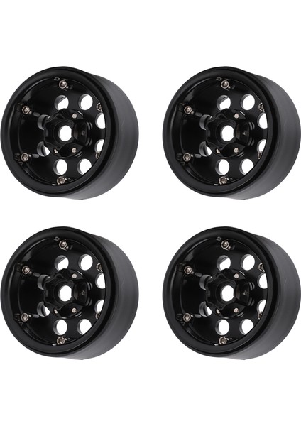 4 Adet 1.9 Inç Rc Metal Beadlock 8 Yuvarlak Delik Jant Göbekleri Axial SCX10 90046 Rc 1/10 Carblack (Yurt Dışından) indirimleri