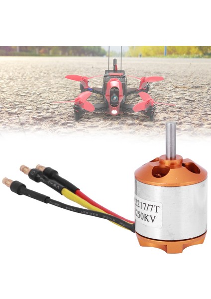 A2217 Rc Sabit Kanatlı Quadrotor Drone Parçaları Aksesuarı Için Fırçasız Motor A2217 1250KV (Yurt Dışından)