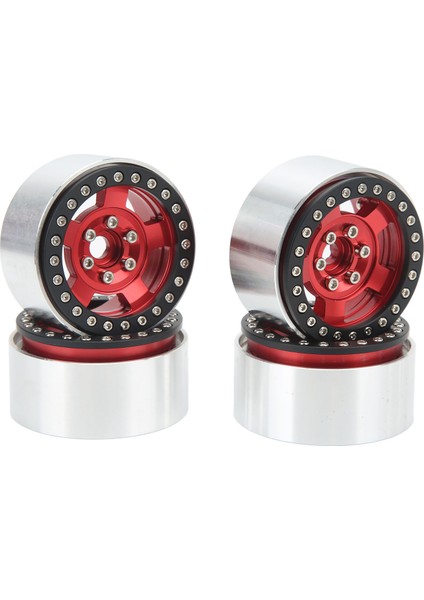 4 Adet Rc Araba Tekerlek Profesyonel Alüminyum Alaşım Yedek Rc Tekerlek Jantlar 1/10 Rc Arabalar Için Kırmızı (Yurt Dışından) fırsatları