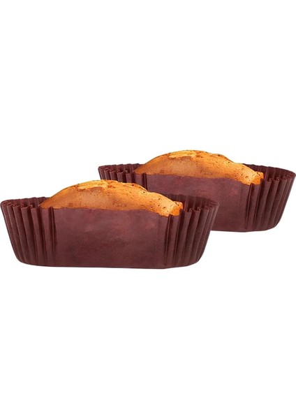 200 Adet Büyük Boy Kahverengi Ekler Kağıdı 8.5x4 Cm, Baklava Sunumluk