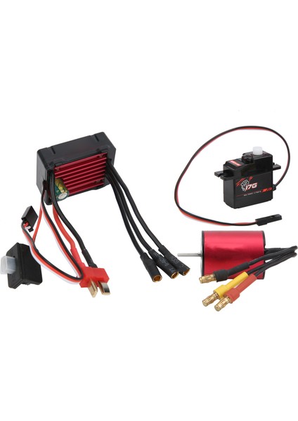Surphobby 6300KV Motor Fırçasız 25A Esc 17G Plastik Dişli Servo Rc Araba Parçaları (Yurt Dışından) indirimleri