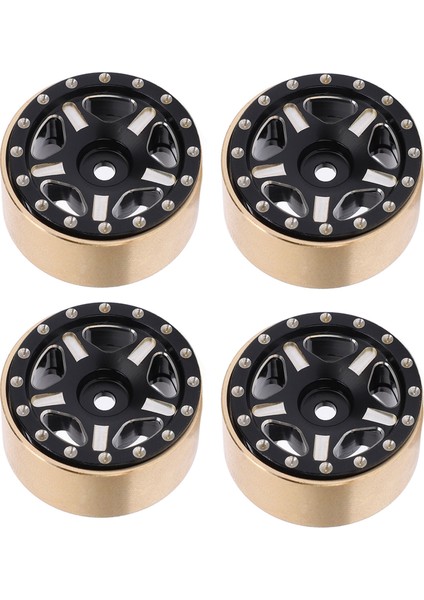 4 Adet Rc Boncuk Kilit Hub Alüminyum Alaşımlı Pirinç Rc Araç Lastikleri Hub Eksenel SCX24 1/24 Siyah (Yurt Dışından) fırsatları