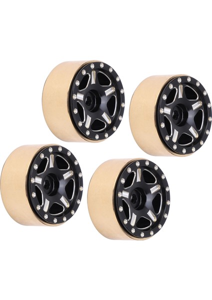 4 Adet Rc Boncuk Kilit Hub Alüminyum Alaşımlı Pirinç Rc Araç Lastikleri Hub Eksenel SCX24 1/24 Siyah (Yurt Dışından) indirimleri